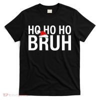 Ho Ho Ho Bruh Santa Hat Funny Christmas T-Shirt thumb 0