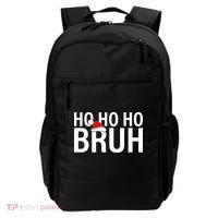 Ho Ho Ho Bruh Santa Hat Funny Christmas Backpack thumb 0