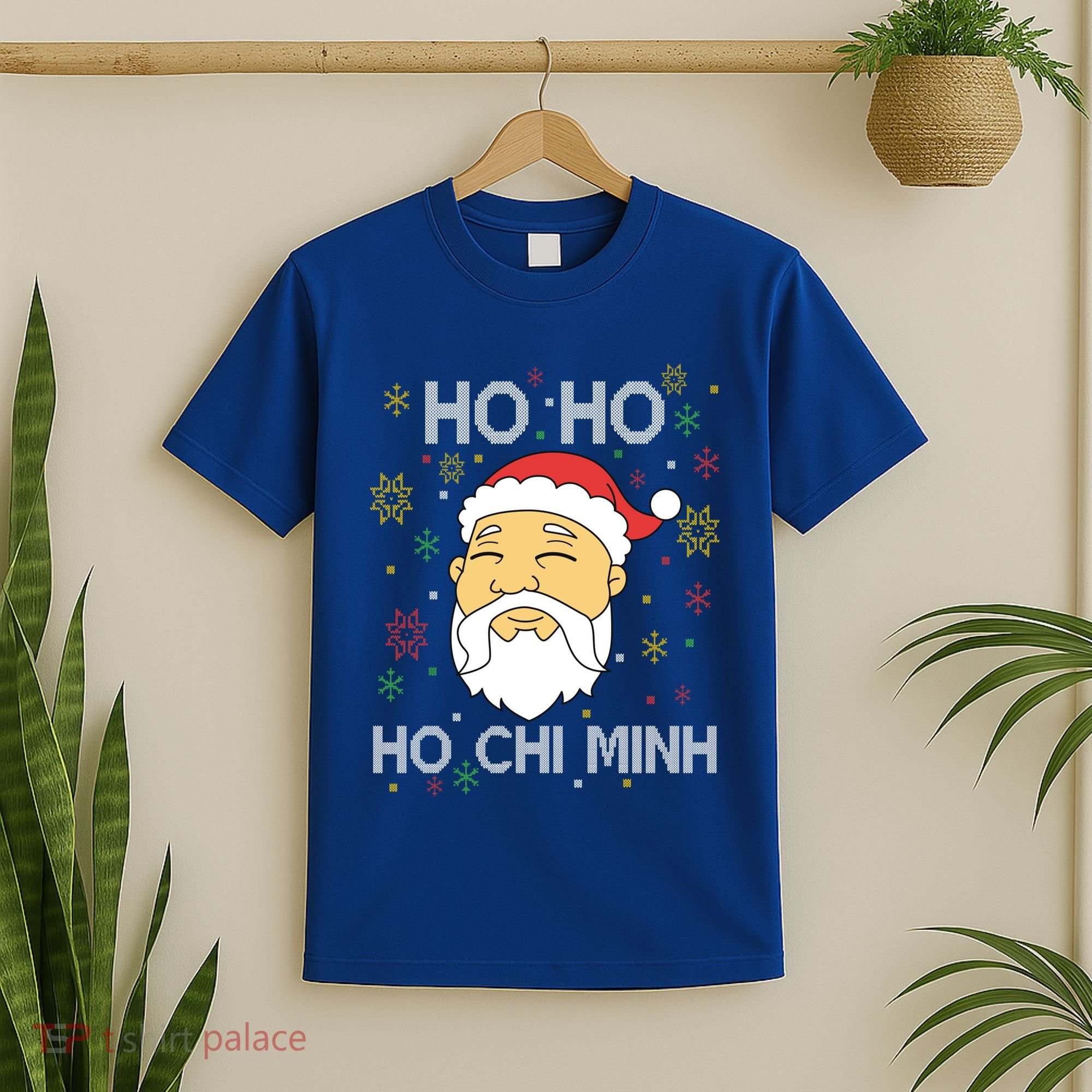 Ho Ho Ho Chi Minh Asian Vietnamese Santa Claus Christmas Gift T-Shirt