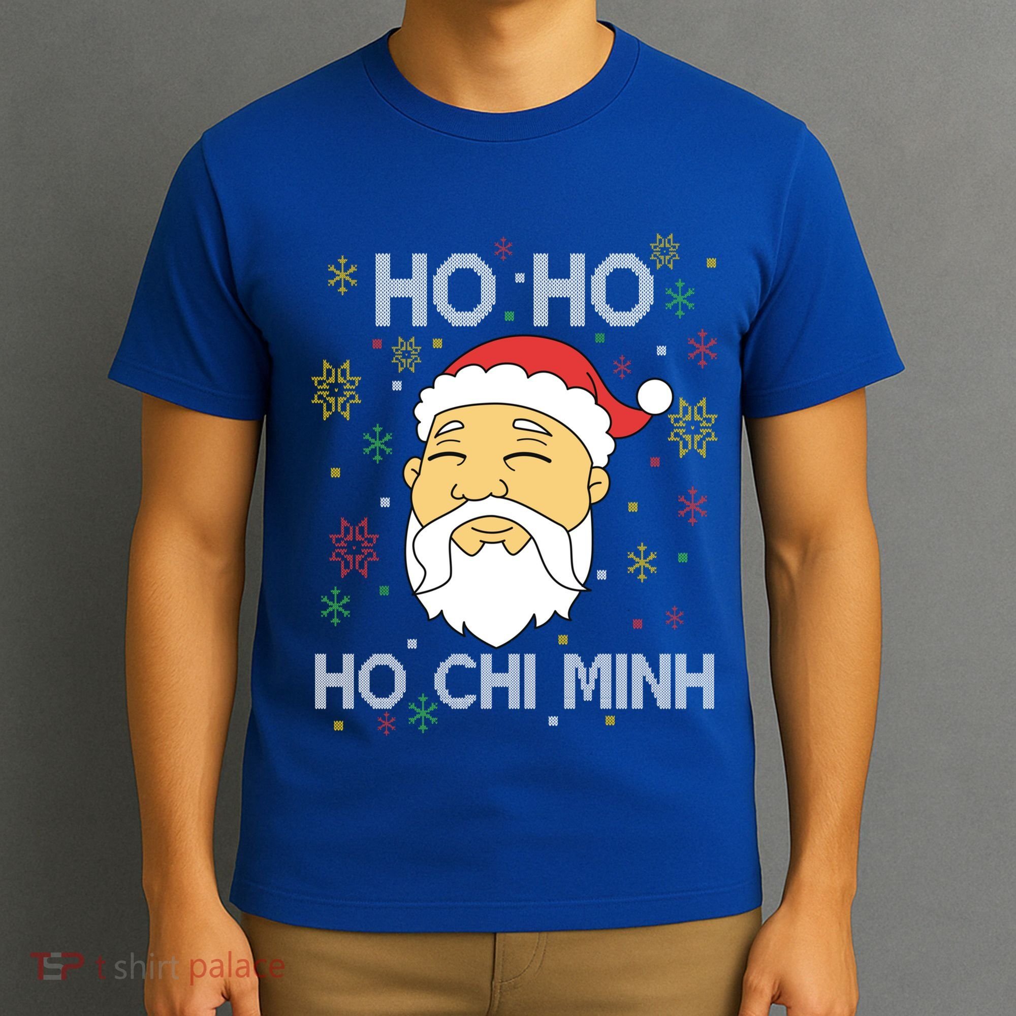 Ho Ho Ho Chi Minh Asian Vietnamese Santa Claus Christmas Gift T-Shirt