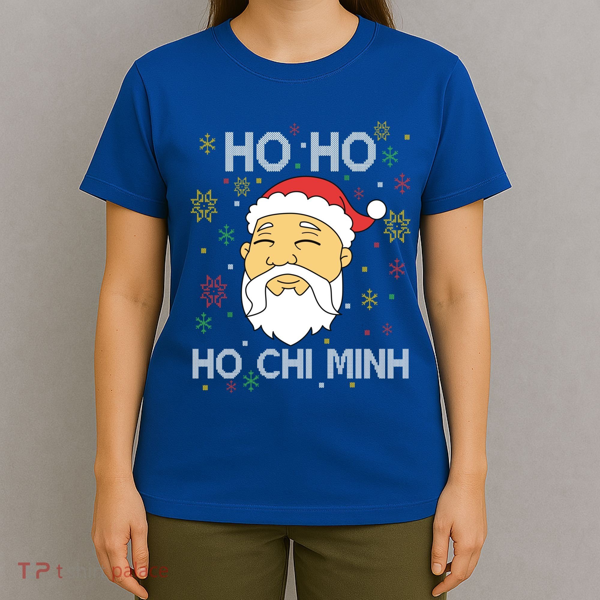 Ho Ho Ho Chi Minh Asian Vietnamese Santa Claus Christmas Gift T-Shirt