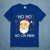 Ho Ho Ho Chi Minh Asian Vietnamese Santa Claus Christmas Gift T-Shirt thumb 5