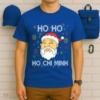 Ho Ho Ho Chi Minh Asian Vietnamese Santa Claus Christmas Gift T-Shirt thumb 6
