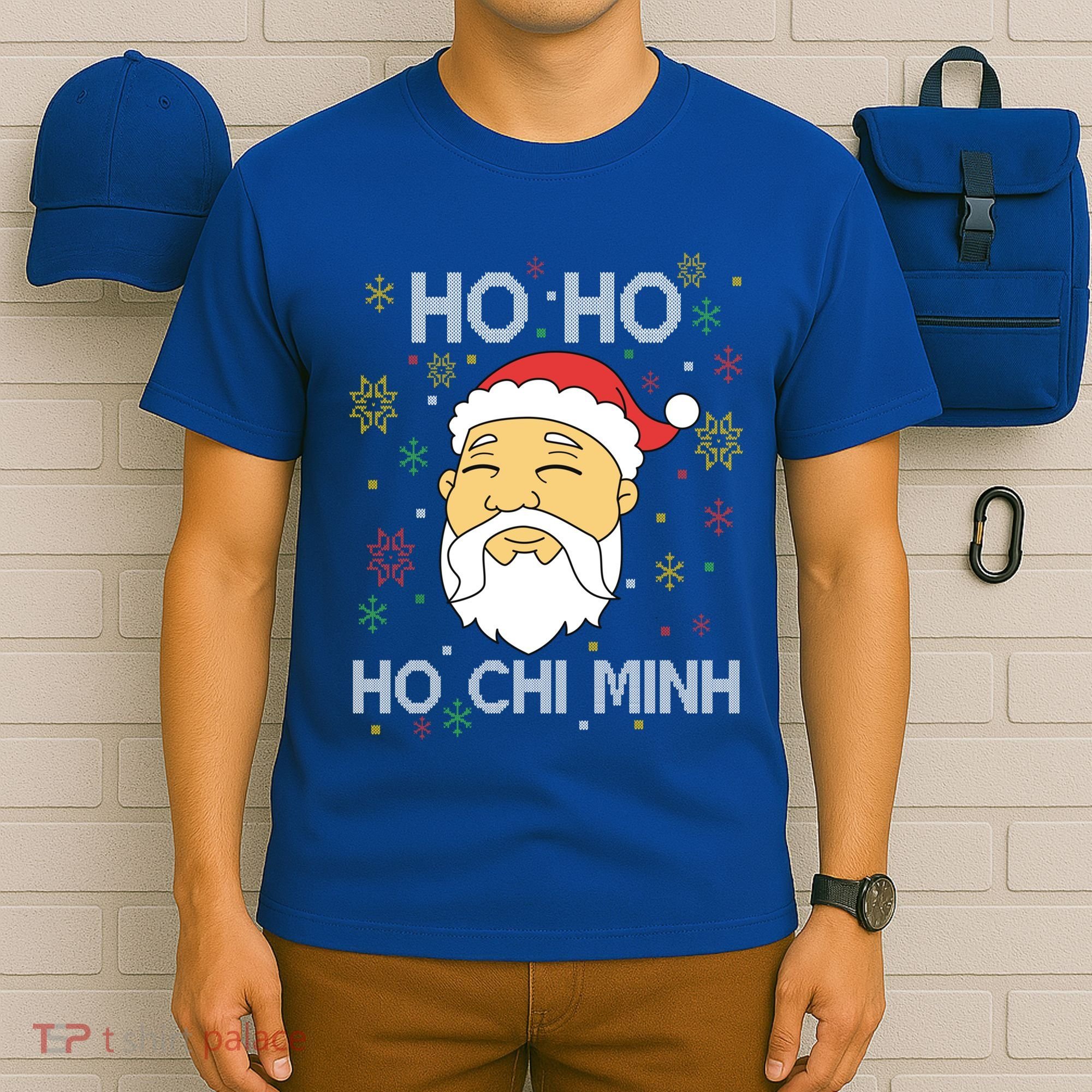 Ho Ho Ho Chi Minh Asian Vietnamese Santa Claus Christmas Gift T-Shirt