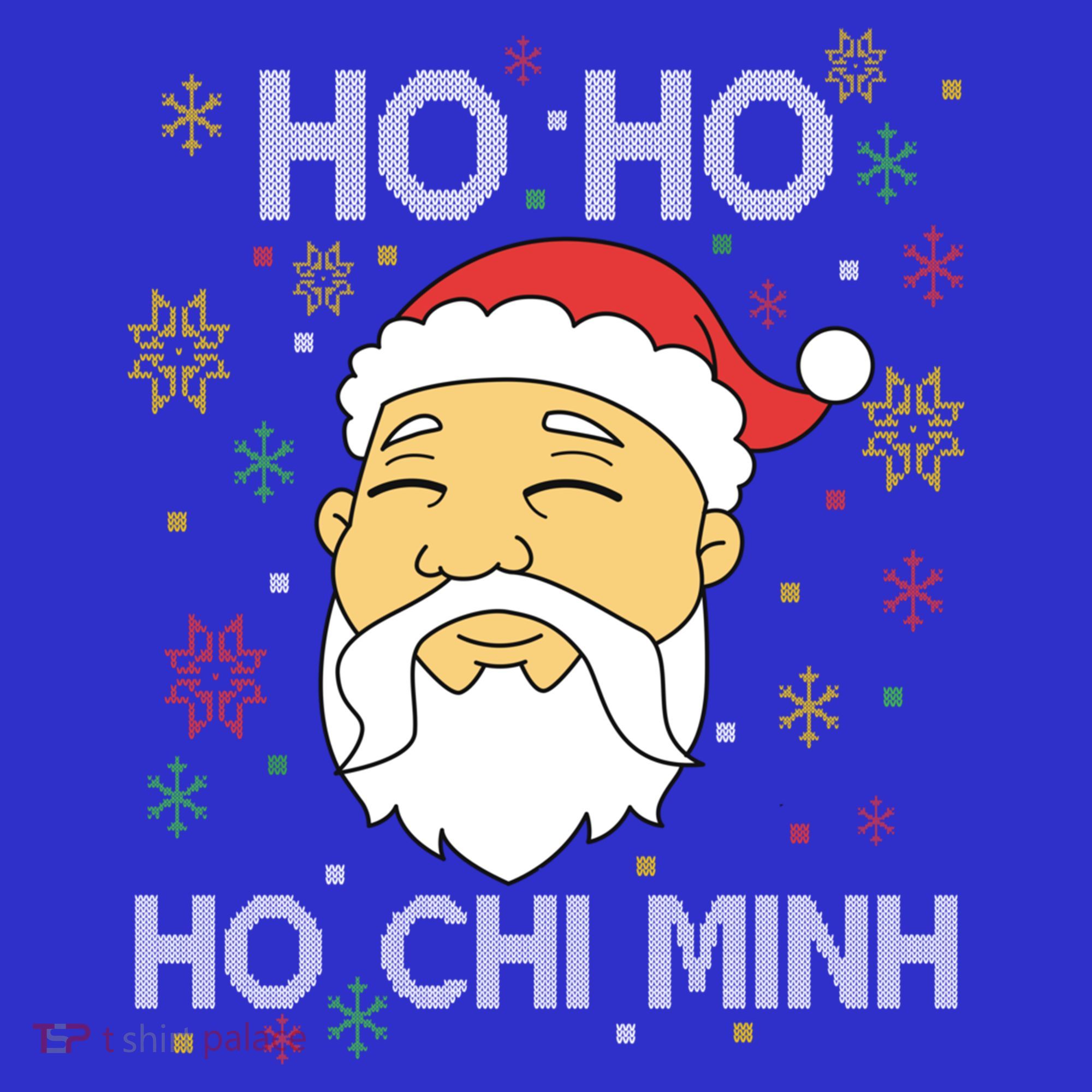 Ho Ho Ho Chi Minh Asian Vietnamese Santa Claus Christmas Gift Polo