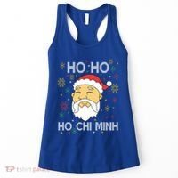 Ho Ho Ho Chi Minh Asian Vietnamese Santa Claus Christmas Gift Women's Tank Top thumb 0