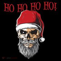 Ho Ho Ho Skeleton Bearded Skull Santa Coffee Mug thumb 5