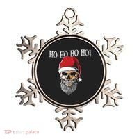 Ho Ho Ho Skeleton Bearded Skull Santa Ornament thumb 0