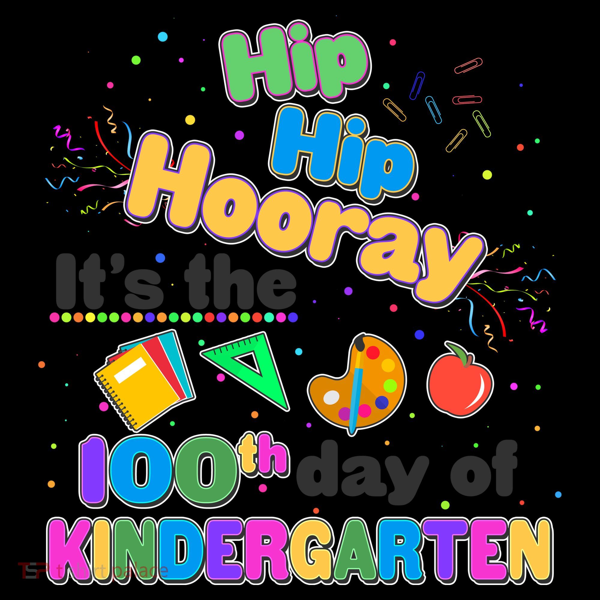 Hip Hip Hooray It's The 100th Day Of Kindergarten Coffee Mug