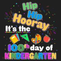 Hip Hip Hooray It's The 100th Day Of Kindergarten Tumbler thumb 3