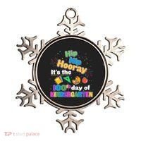 Hip Hip Hooray It's The 100th Day Of Kindergarten Ornament thumb 0