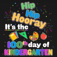 Hip Hip Hooray It's The 100th Day Of Kindergarten Ornament thumb 1