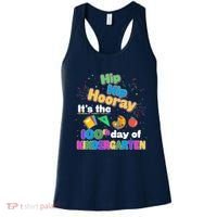 Hip Hip Hooray It's The 100th Day Of Kindergarten Women's Tank Top thumb 0