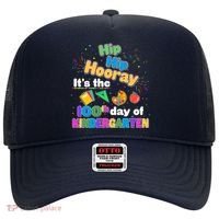 Hip Hip Hooray It's The 100th Day Of Kindergarten Hat thumb 0