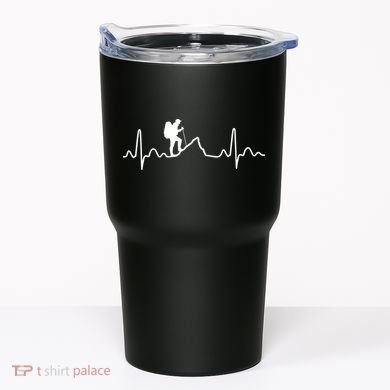 Hiking Heartbeat Tumbler
