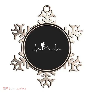 Hiking Heartbeat Ornament
