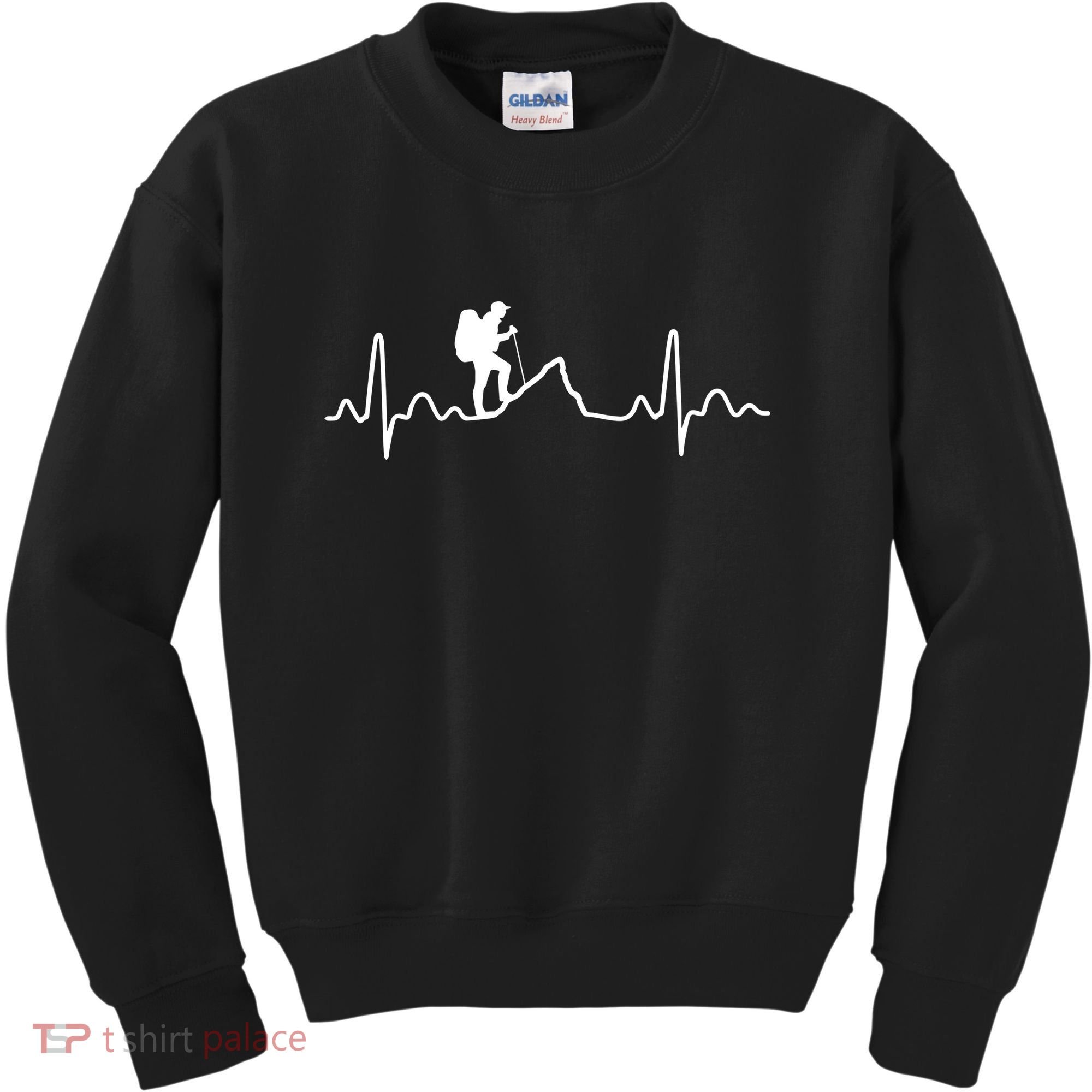 Hiking Heartbeat Kids Sweatshirt