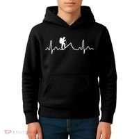 Hiking Heartbeat Kids Hoodie thumb 4