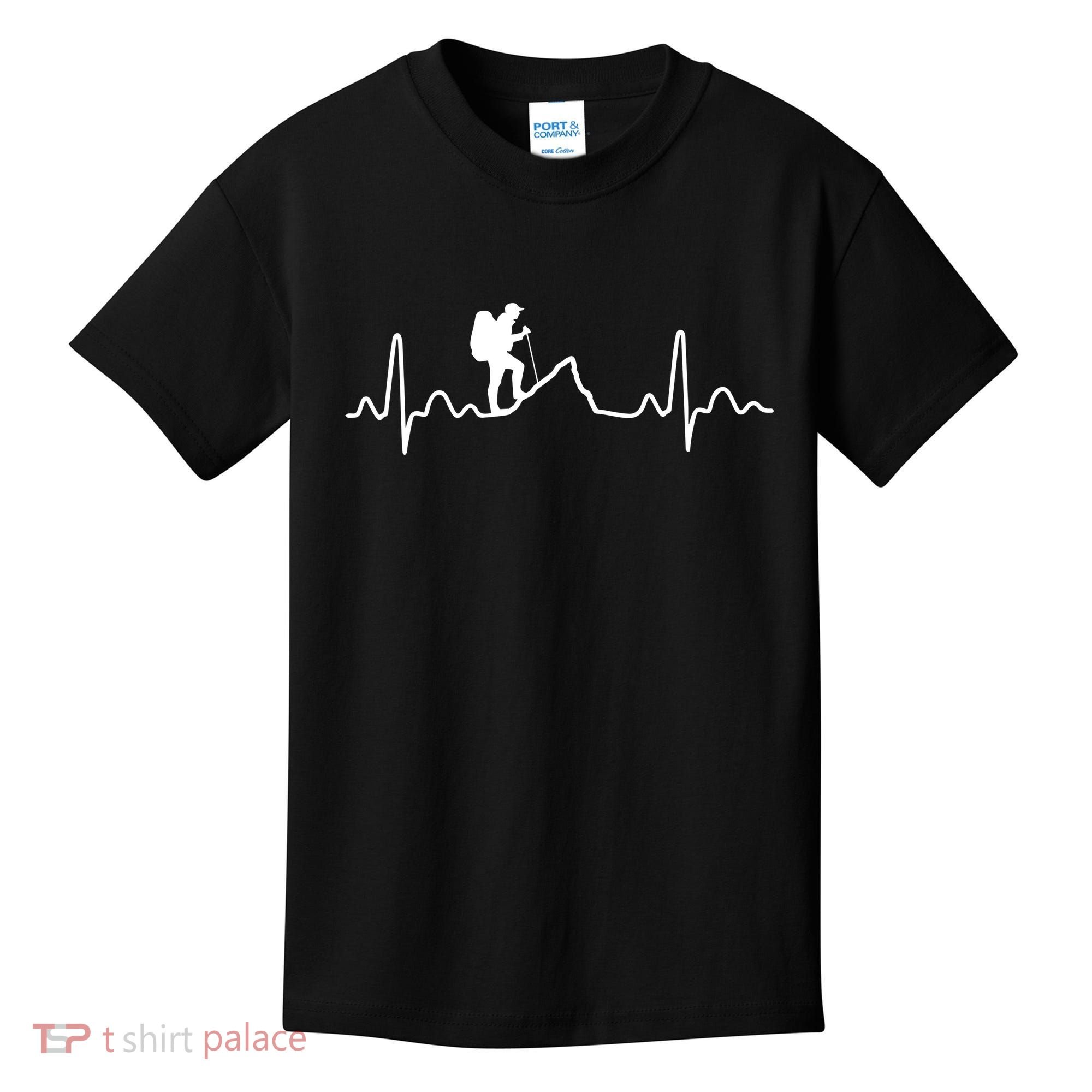 Hiking Heartbeat Kids T-Shirt