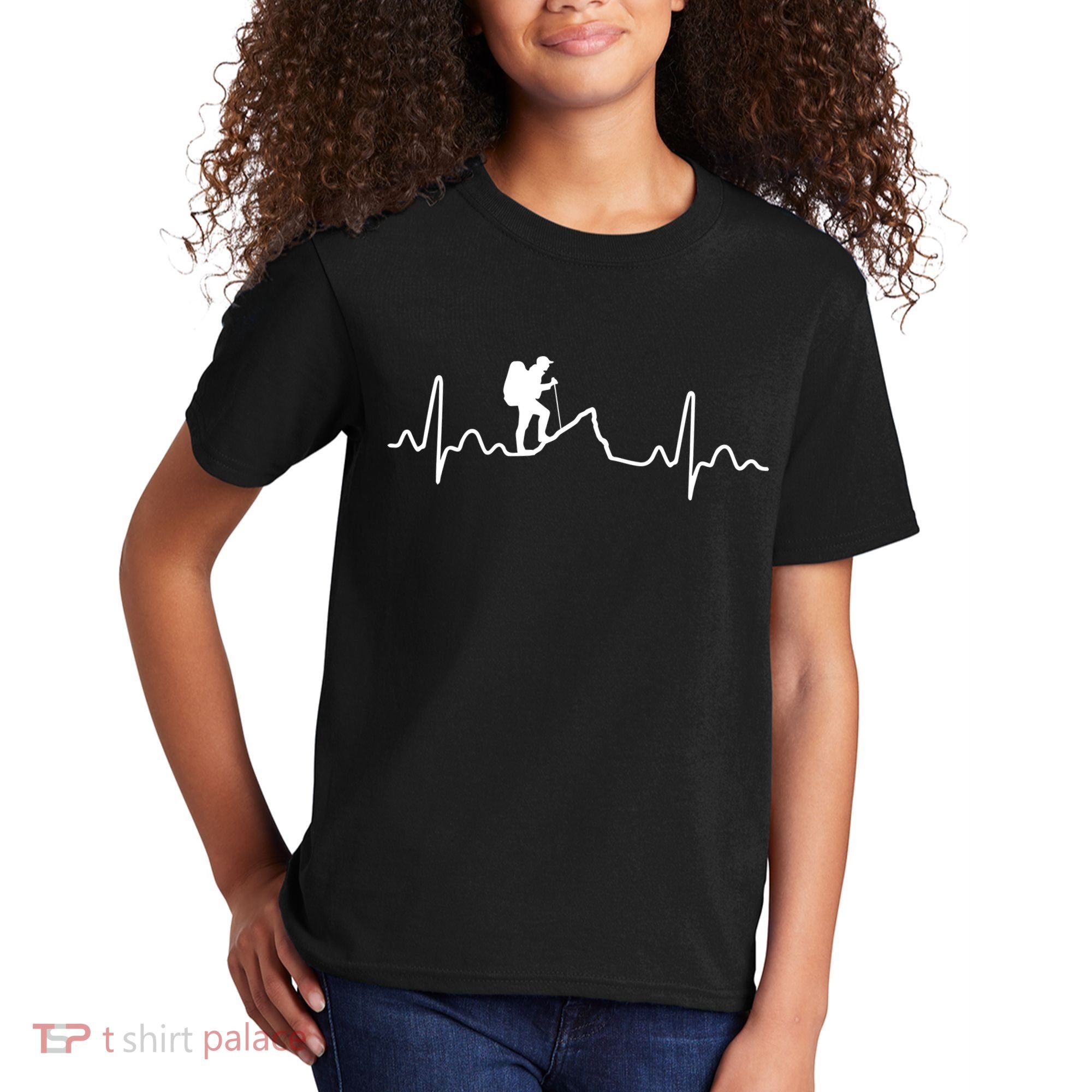 Hiking Heartbeat Kids T-Shirt
