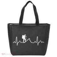 Hiking Heartbeat Tote Bag thumb 0
