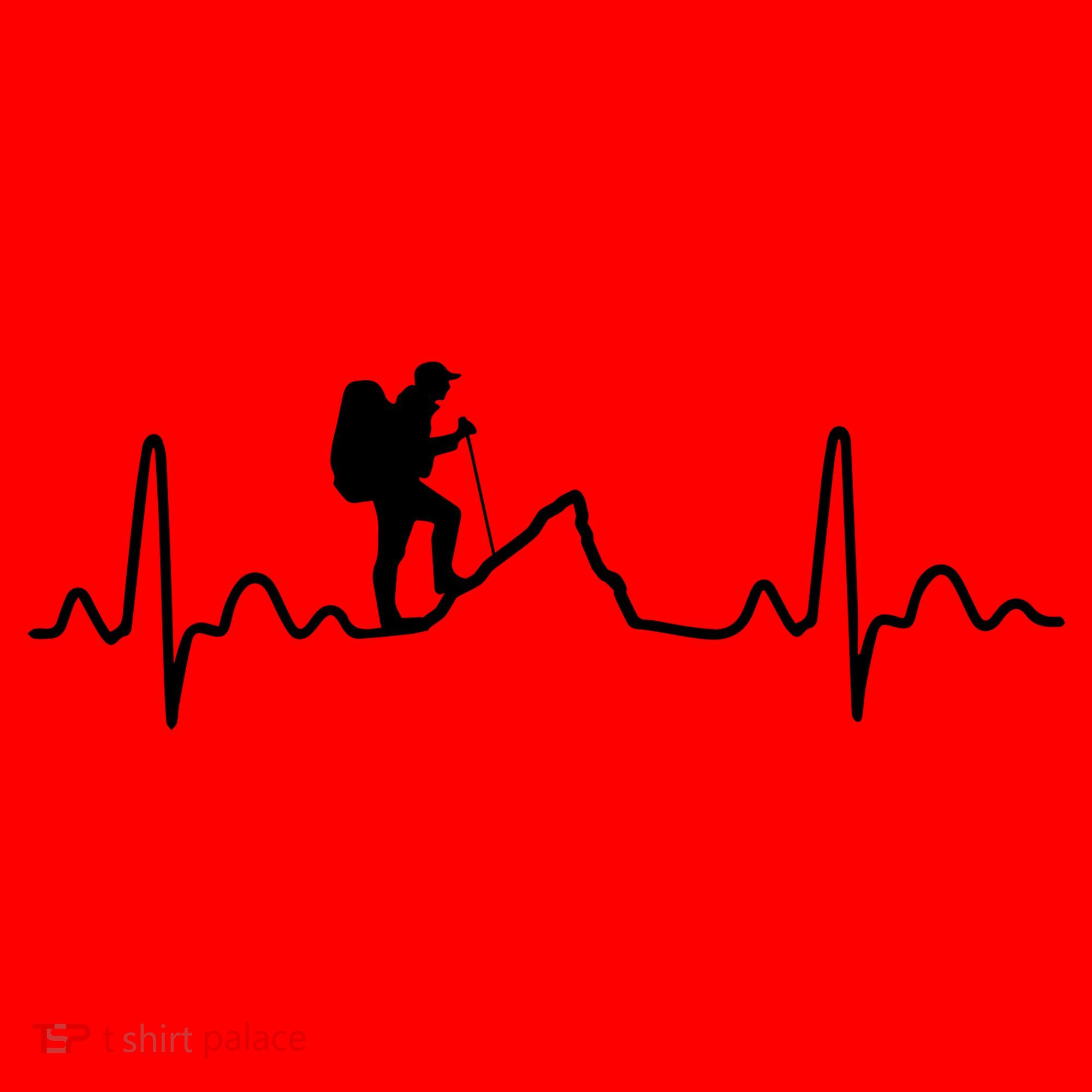 Hiking Heartbeat Santa Hat