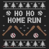 Ho Ho HOME Run Funny Ugly Christmas Baseball lover Tumbler thumb 3