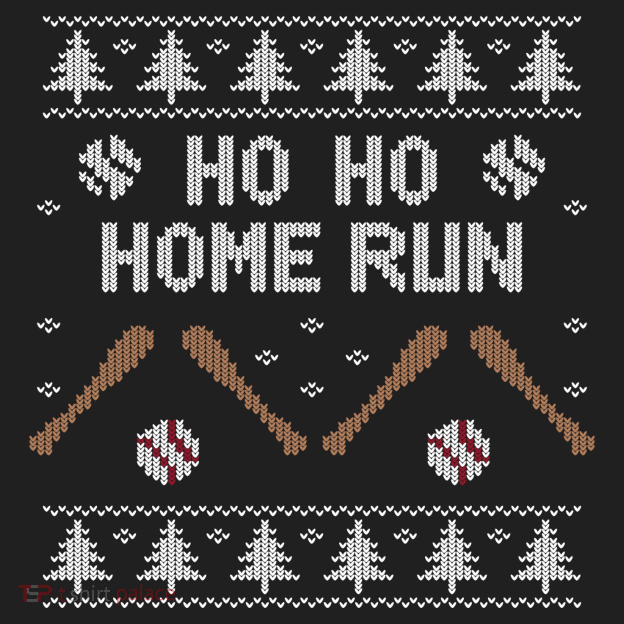 Ho Ho HOME Run Funny Ugly Christmas Baseball lover Tumbler