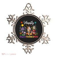 Happy Hallothanksmas Halloween Coffee Latte Thanksgiving Ornament thumb 0