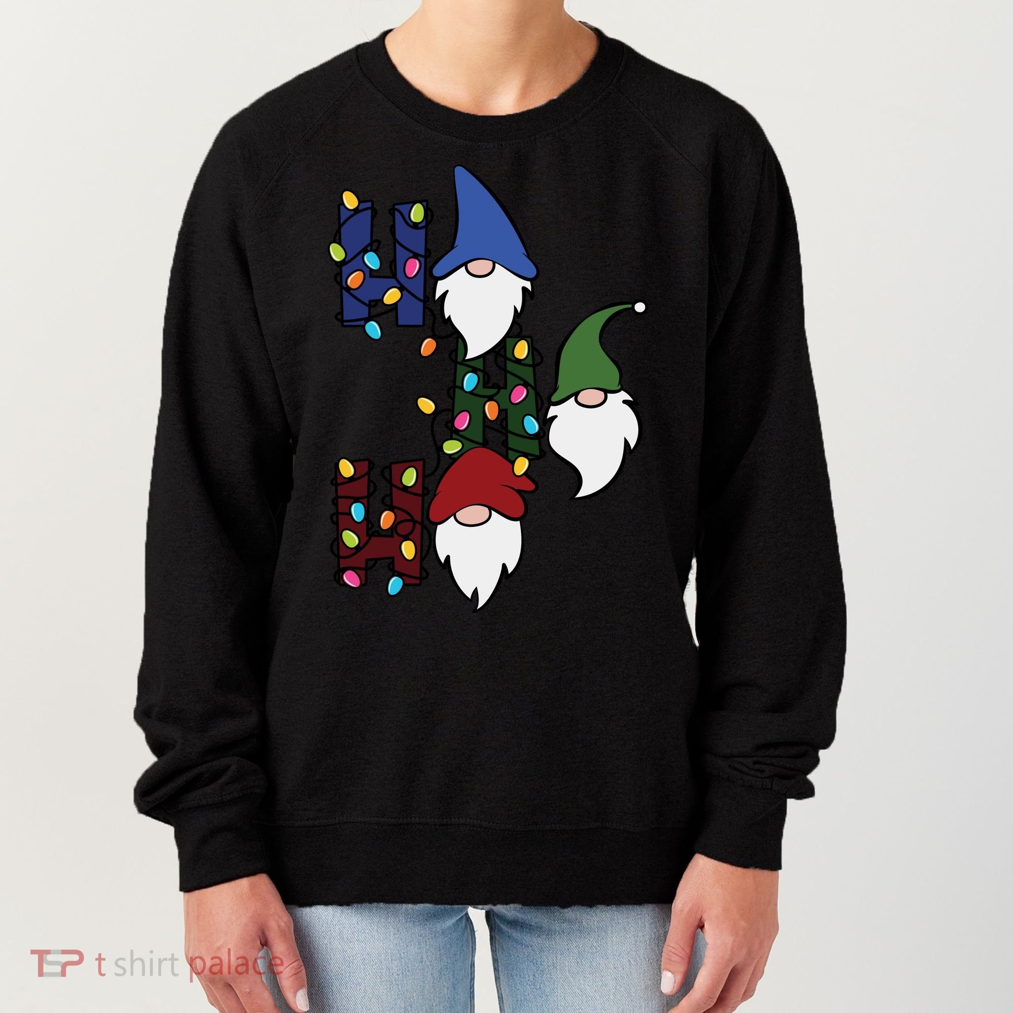 Ho Ho Ho Gnome Jolly Christmas Women's Sweatshirt