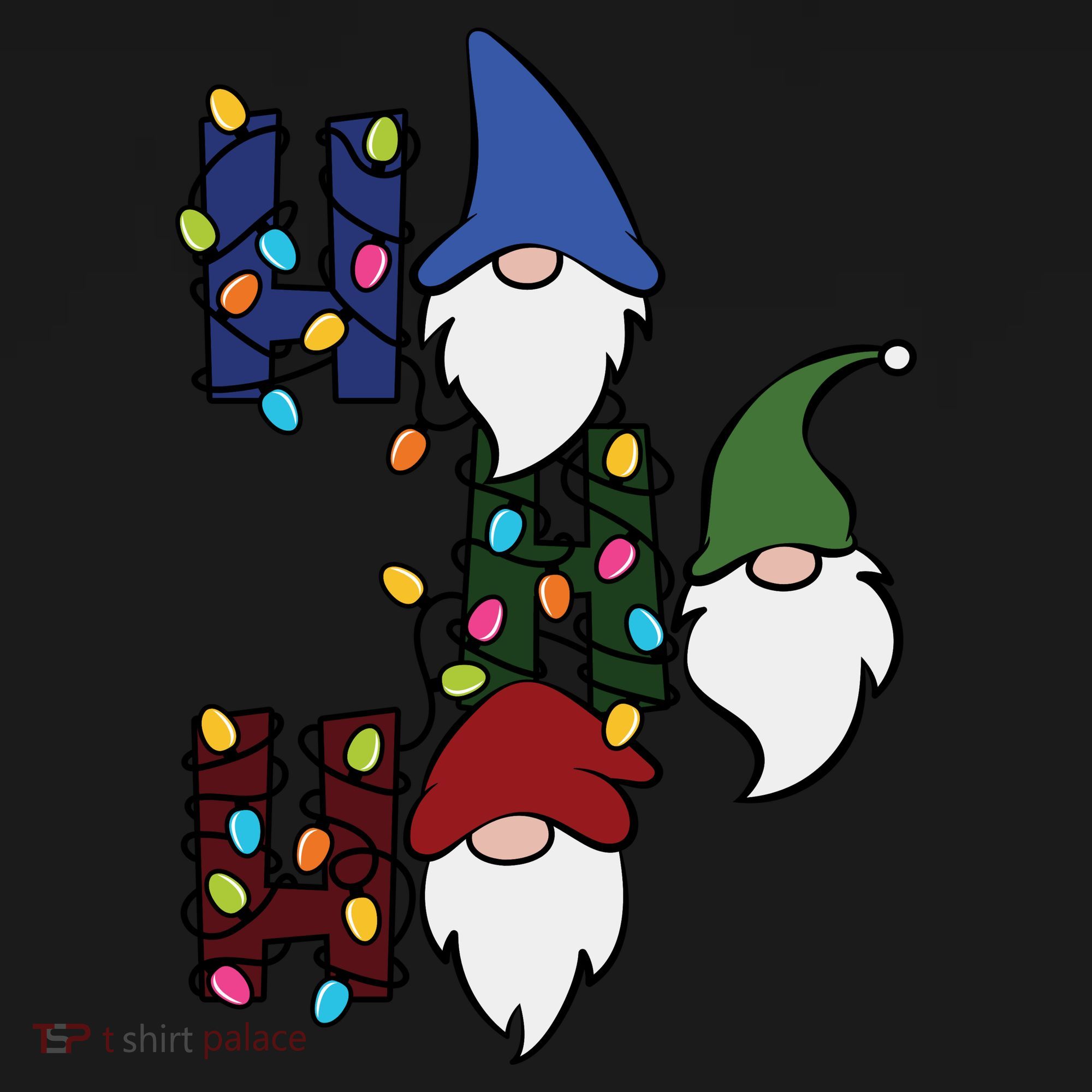 Ho Ho Ho Gnome Jolly Christmas Coaster