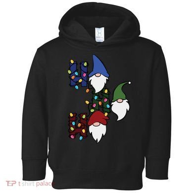 Ho Ho Ho Gnome Jolly Christmas Toddler Hoodie