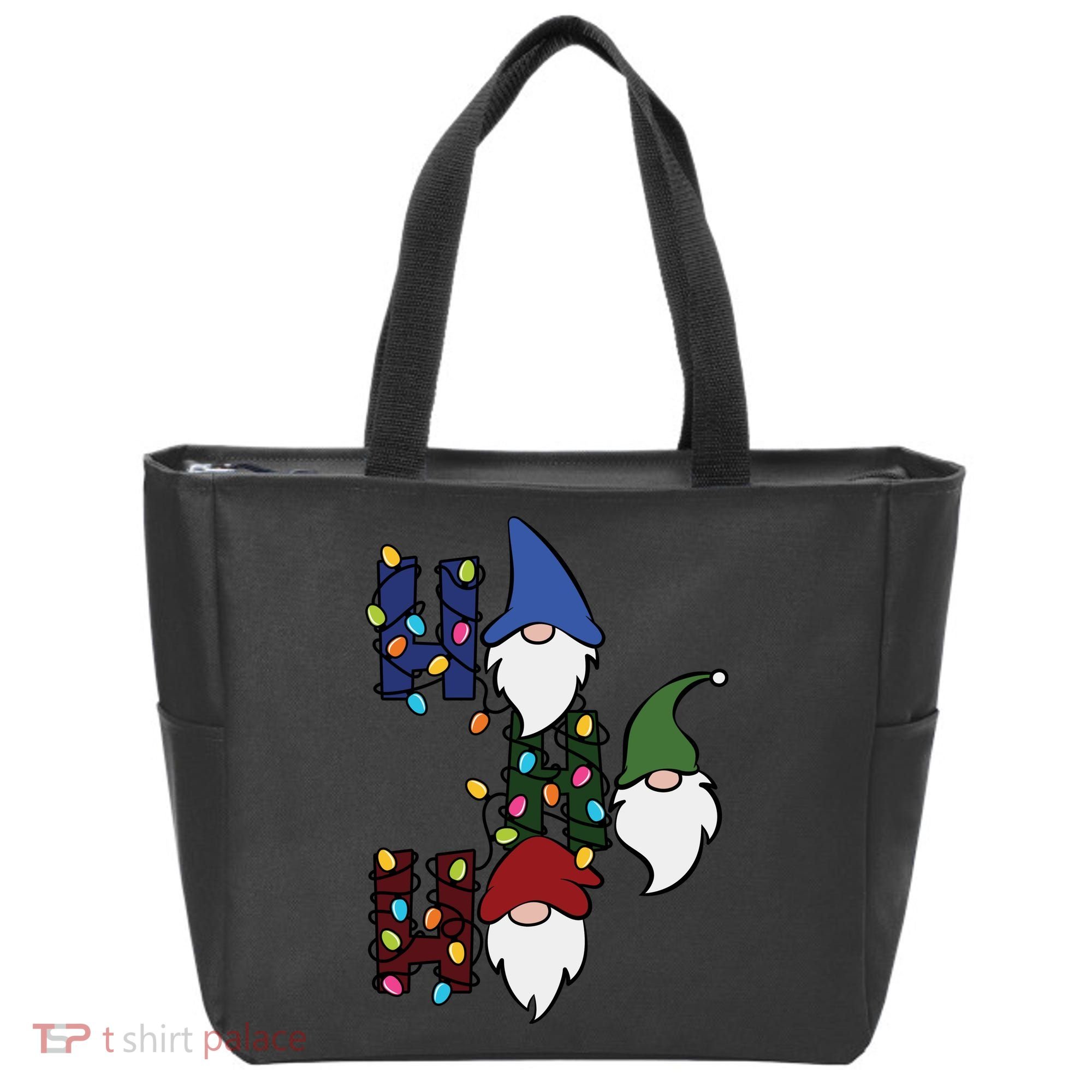 Ho Ho Ho Gnome Jolly Christmas Tote Bag