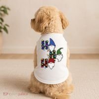 Ho Ho Ho Gnome Jolly Christmas Doggie Tank thumb 2