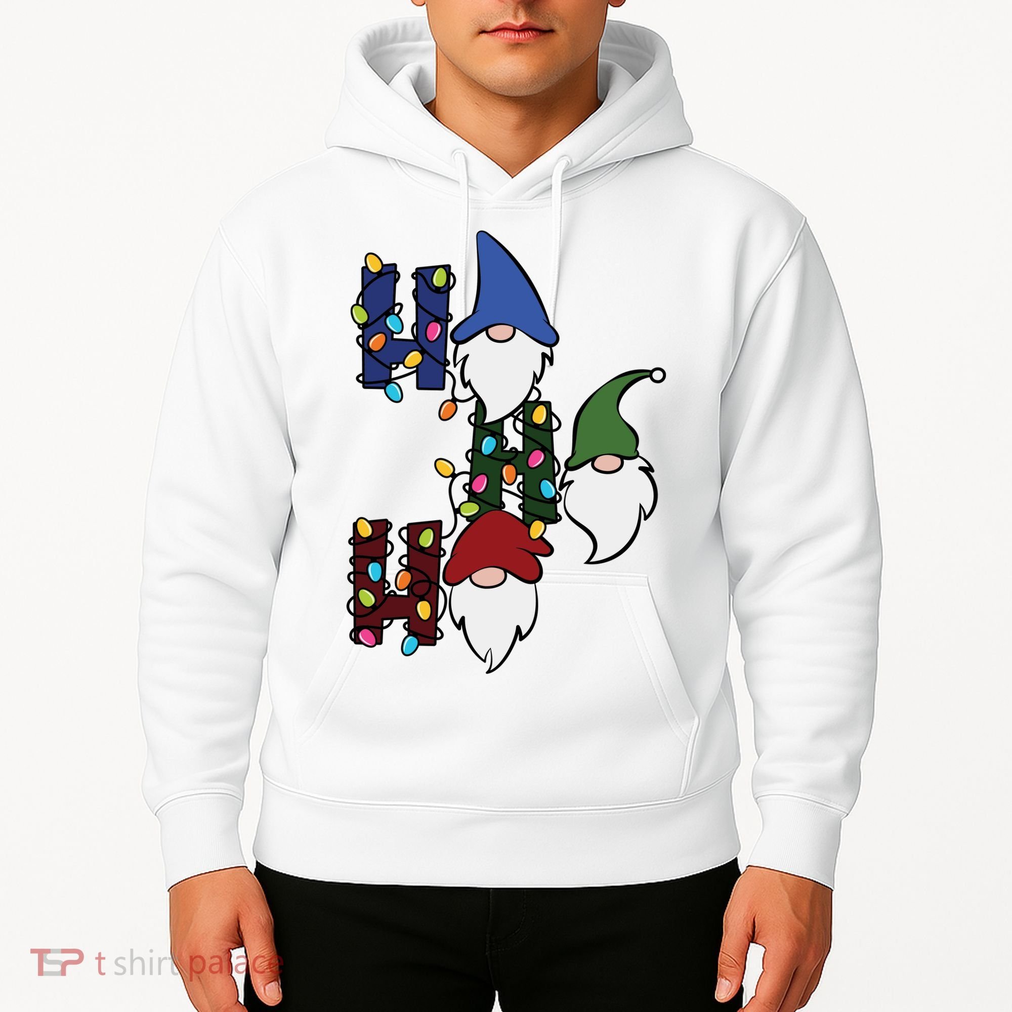 Ho Ho Ho Gnome Jolly Christmas Hoodie