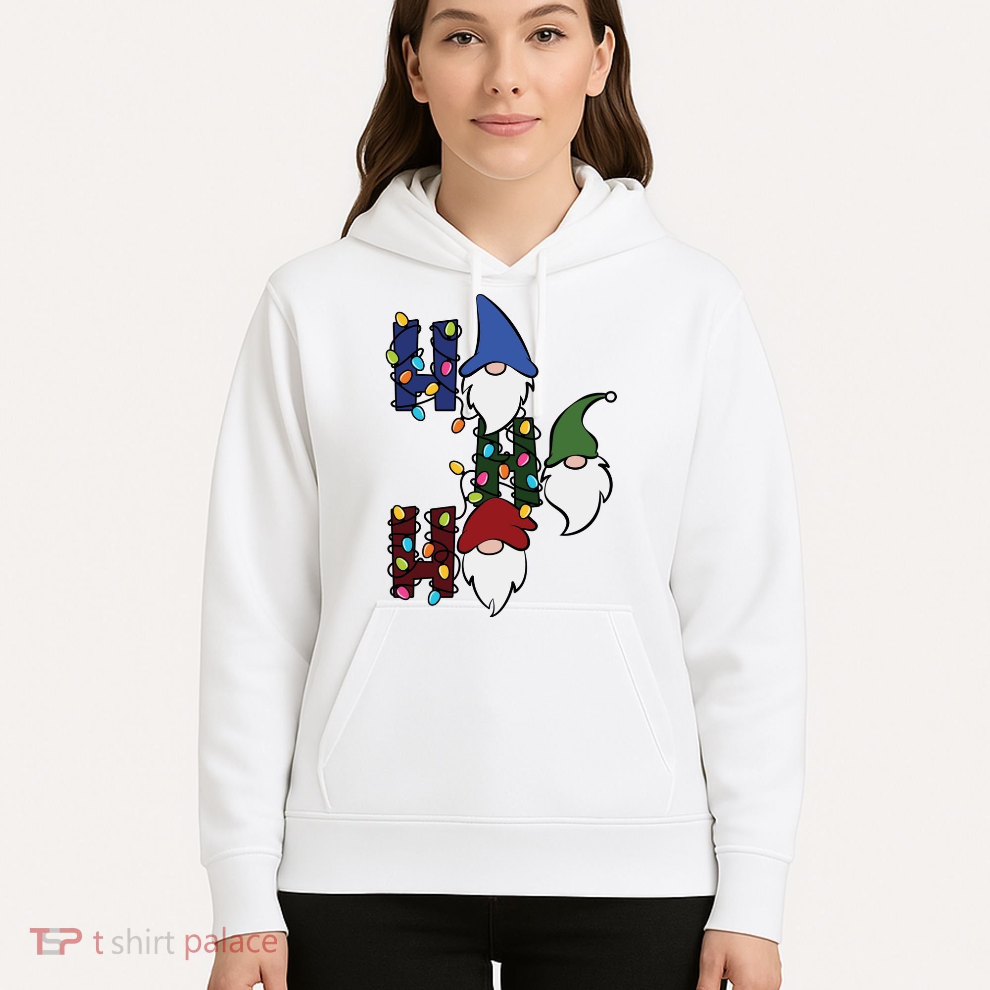 Ho Ho Ho Gnome Jolly Christmas Hoodie