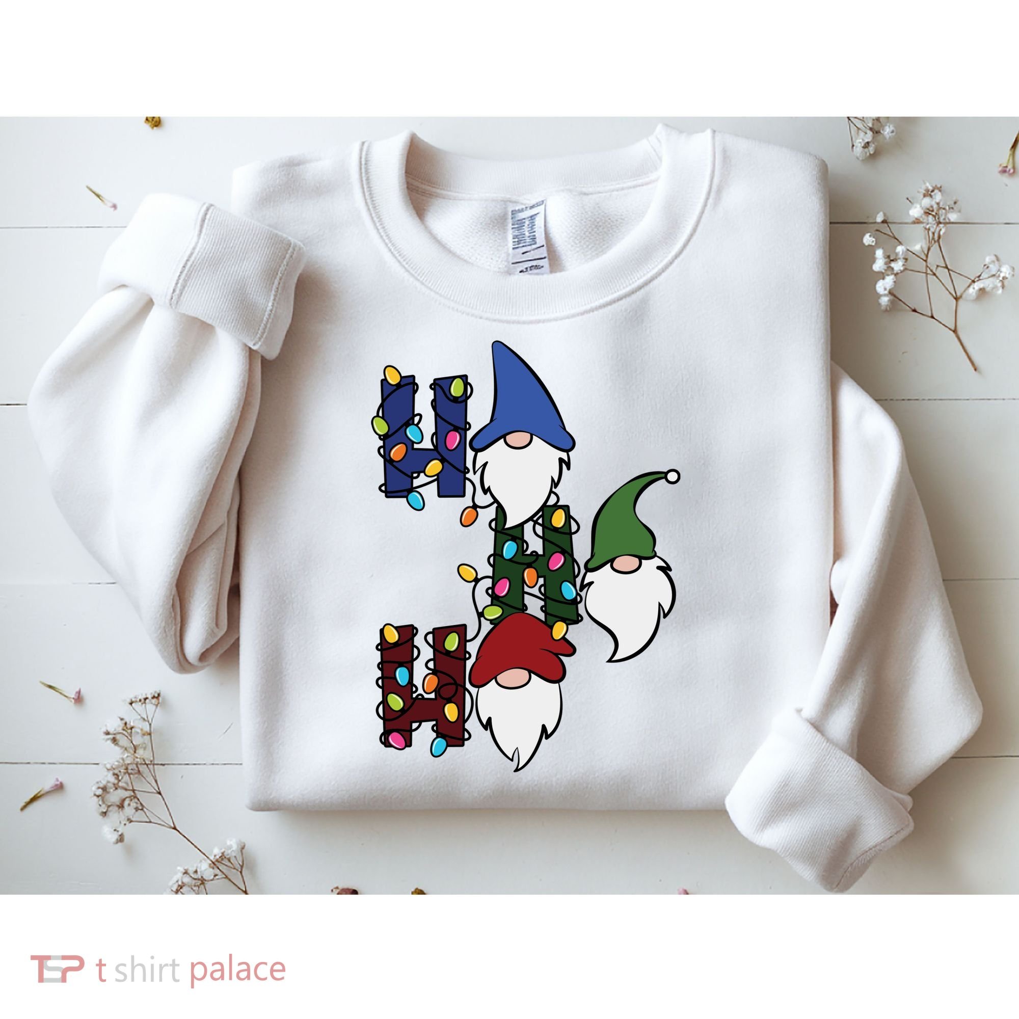 Ho Ho Ho Gnome Jolly Christmas Sweatshirt