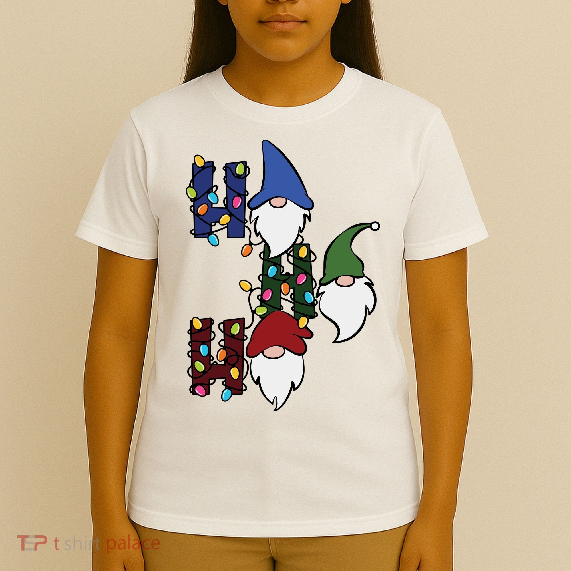 Ho Ho Ho Gnome Jolly Christmas T-Shirt