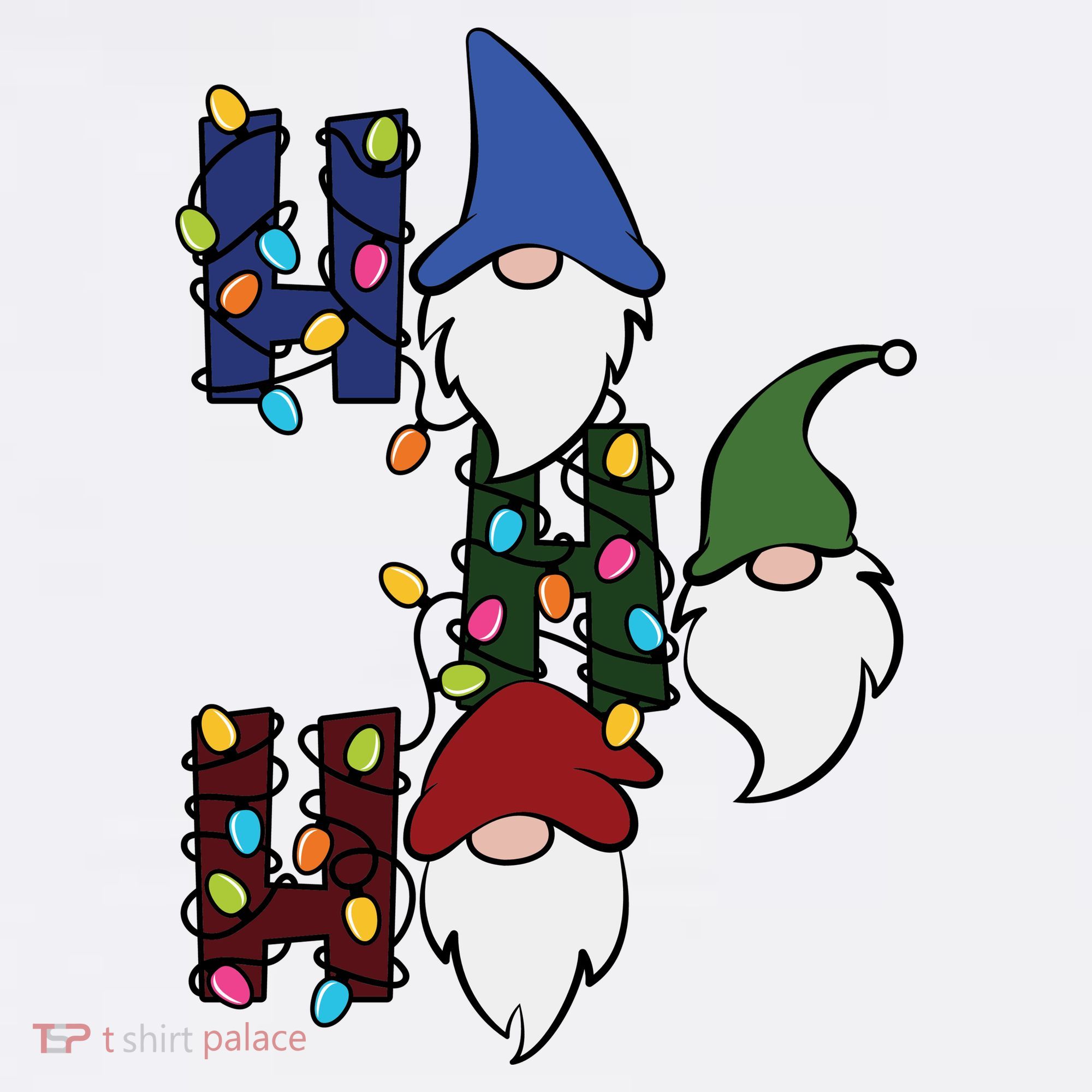 Ho Ho Ho Gnome Jolly Christmas Polo