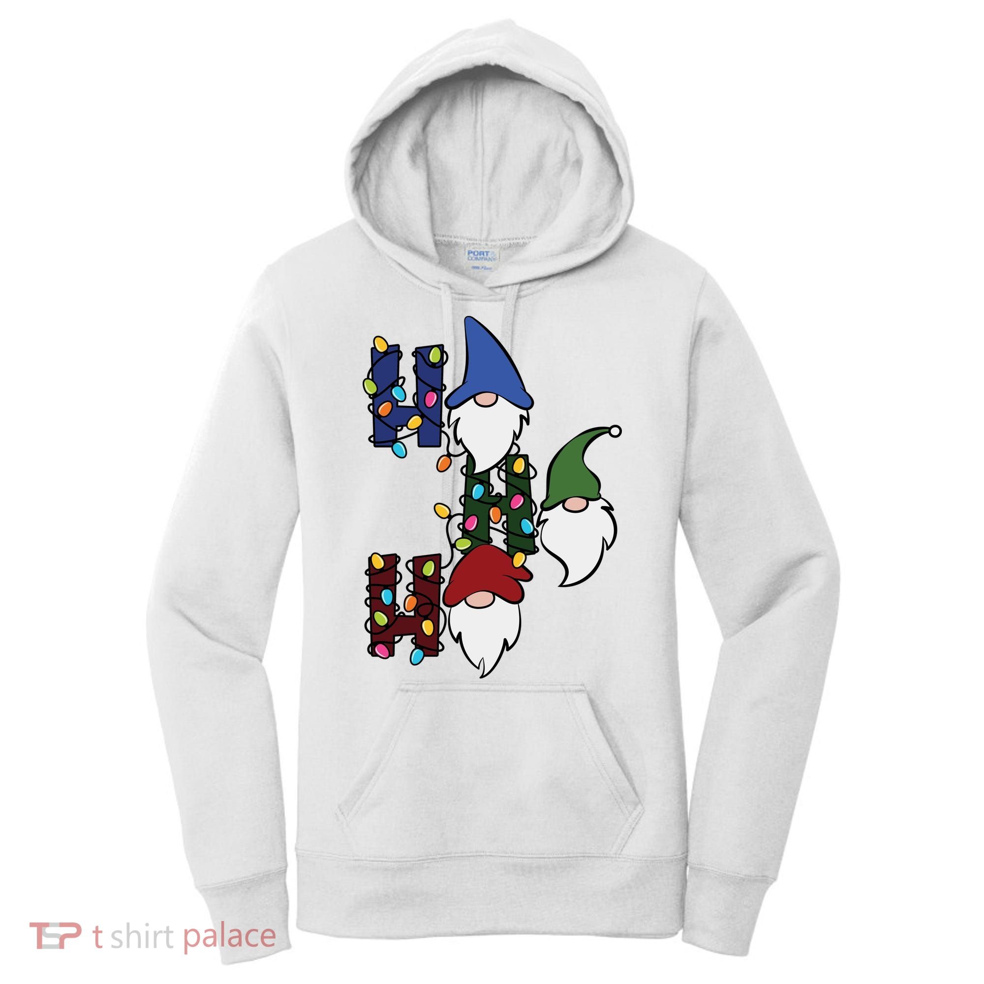 Ho Ho Ho Gnome Jolly Christmas Women's Hoodie