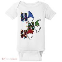 Ho Ho Ho Gnome Jolly Christmas Baby Bodysuit thumb 0