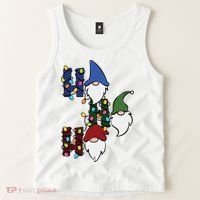 Ho Ho Ho Gnome Jolly Christmas Tank Top thumb 2