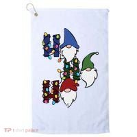 Ho Ho Ho Gnome Jolly Christmas Golf Towel thumb 0