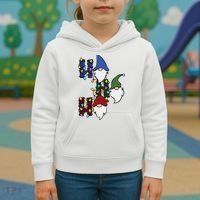 Ho Ho Ho Gnome Jolly Christmas Kids Hoodie thumb 3