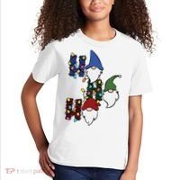 Ho Ho Ho Gnome Jolly Christmas Kids T-Shirt thumb 2