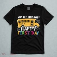 Hip Hip Hooray Happy First Day Back To School First Day Of School T-Shirt thumb 5