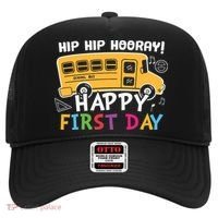 Hip Hip Hooray Happy First Day Back To School First Day Of School Hat thumb 0