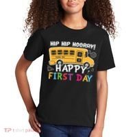 Hip Hip Hooray Happy First Day Back To School First Day Of School Kids T-Shirt thumb 2