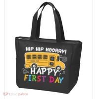 Hip Hip Hooray Happy First Day Back To School First Day Of School Tote Bag thumb 3