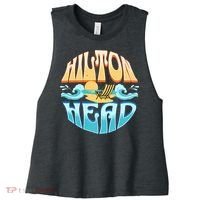 Hilton Head Women's Racerback Cropped Tank thumb 0